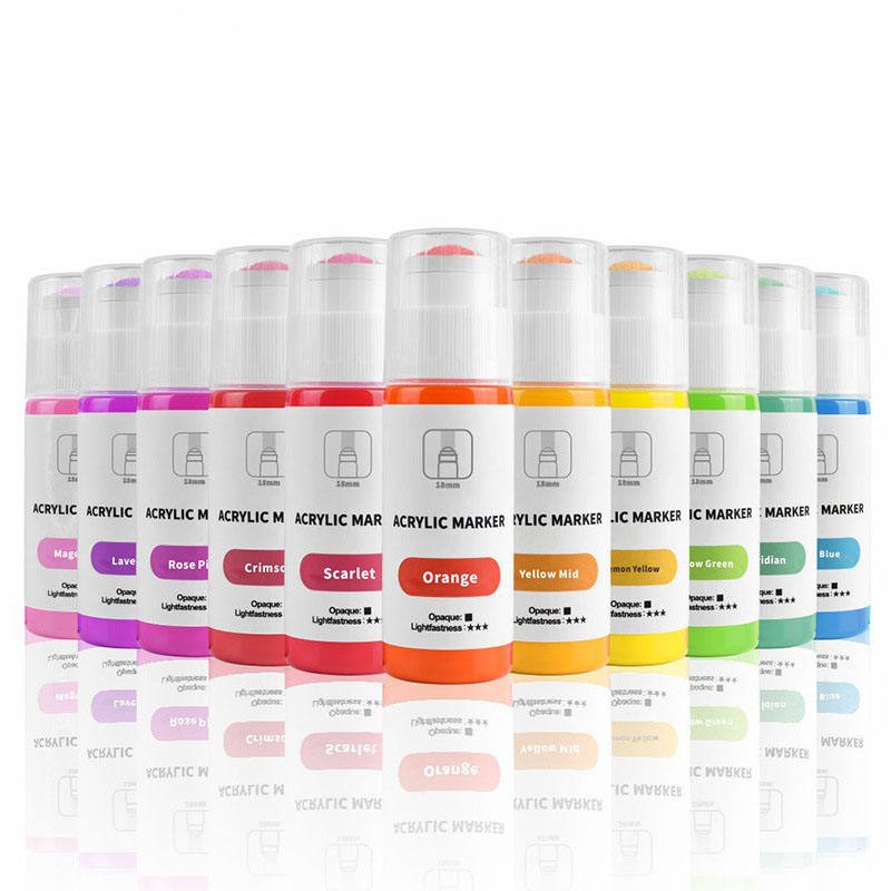 Dot Marker Flowing Marker Acrylic Marker DM-001(18mm Nib/60ml) - 图片 2