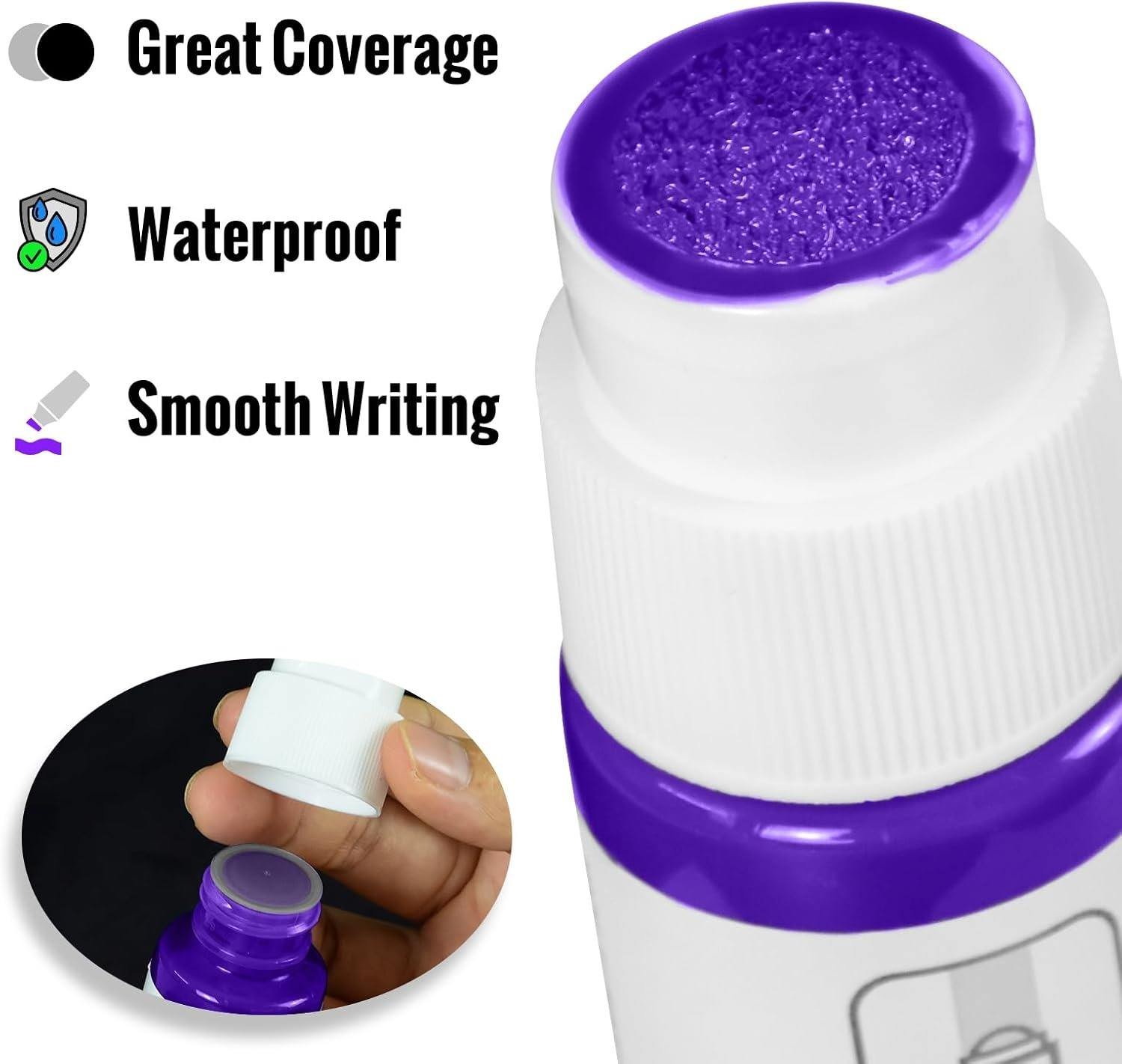 Dot Marker Flowing Marker Acrylic Marker DM-001(18mm Nib/60ml) - 图片 6