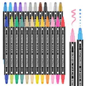 Acrylic Marker Pen Double-headed soft-bristled