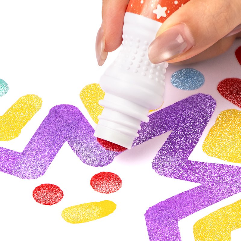 Glitter ink dot marker set